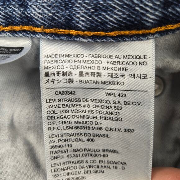 Levi's 550 Men's Jeans Red Tab Straight Leg 100% Cotton 2014 size 34 - Picture 14 of 16